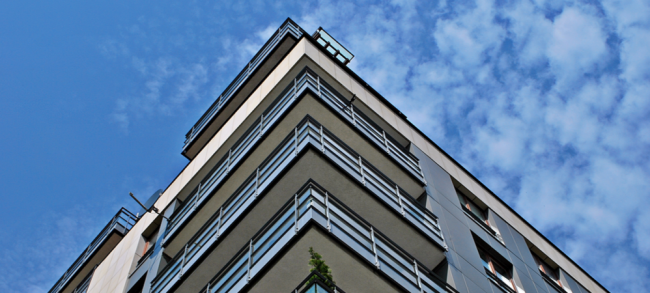 Image of apartment building representing executive committees for buildings, Vantage Strata Canberra