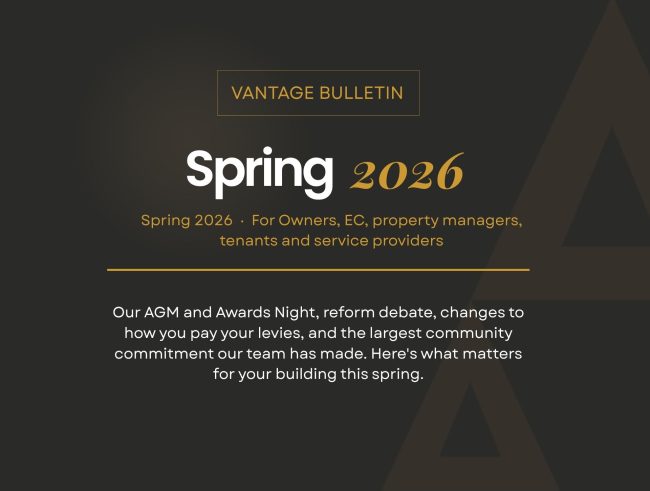 Vantage Strata Spring bulletin